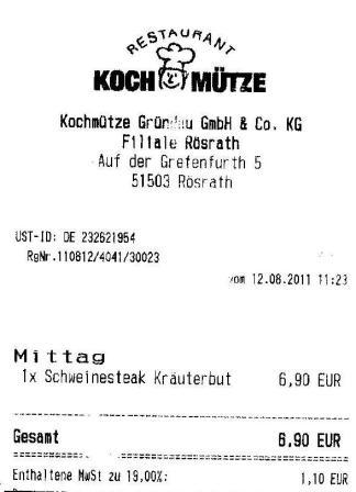 celf Hffner Kochmtze Restaurant